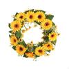 Sunflower Wreath Garland for Front Door Window Bedrooms,Living Rooms Gifts Party Indoor Outdoor,Wall