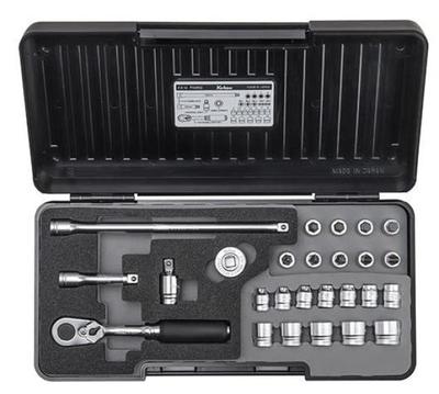 Kohken P2285Z Набор головок Z-EAL (G72) 1/4" (6,35) кв.м.. Набор, 26 предметов