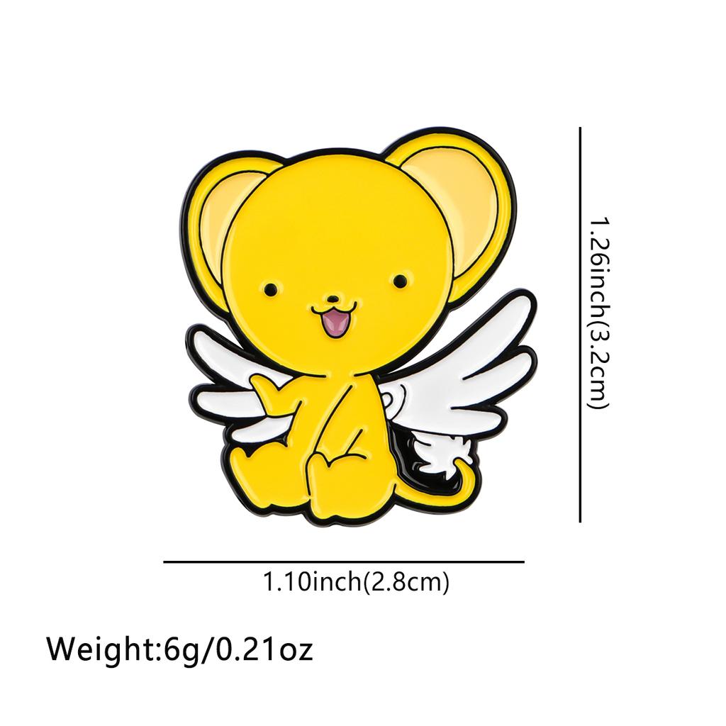 Popular Anime Enamel Pin Golden Cartoon Movie Lapel Pins Cat Badges Girl Brooch for Clothes Backpacks Cosplay Gift Friends