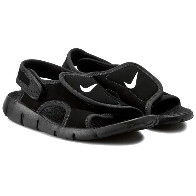 Nike Sunray Adjust 4 Спортивные Сандалии Дышащие Детские Сандалии Черные Детские 386518-011