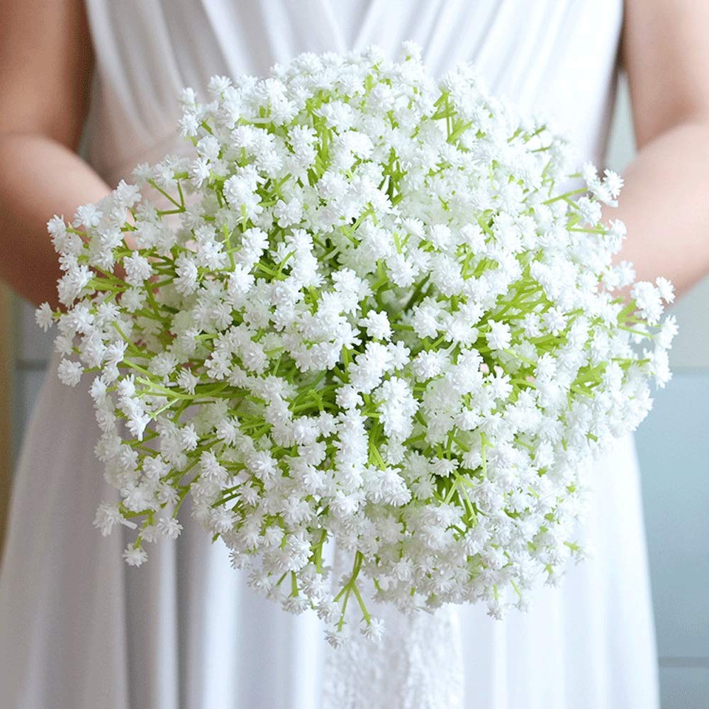 20/10 шт. искусственные цветы Babys Breath, букет из пластиковой гипсофилы, искусственный цветок для свадебных центральных украшений, вечеринок, домашнего декора комнаты