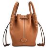 Дизайн логотипа Tods Кожаная Сумка Женские сумки Коричневый XAWAOZ60301QDSS410