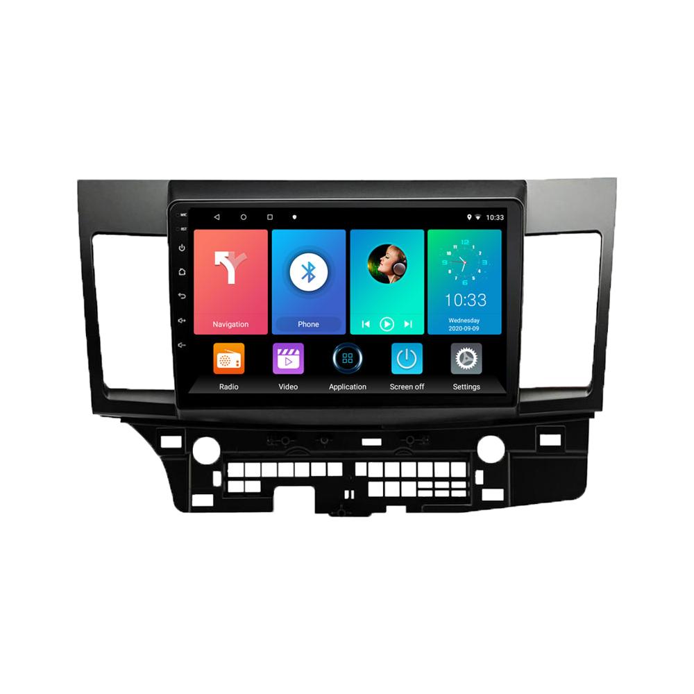 10-дюймовый Android для Mitsubishi Lancer 2008-2015, автомобильный радиоприемник, мультимедийный видеоплеер, GPS-навигация, WIFI, 1 + 16 ГБ