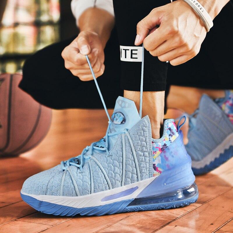 Новый дизайн унисекс, черные профессиональные баскетбольные кроссовки для мужчин и женщин, модные роскошные высокие кроссовки для стритбола, мужские корзины
