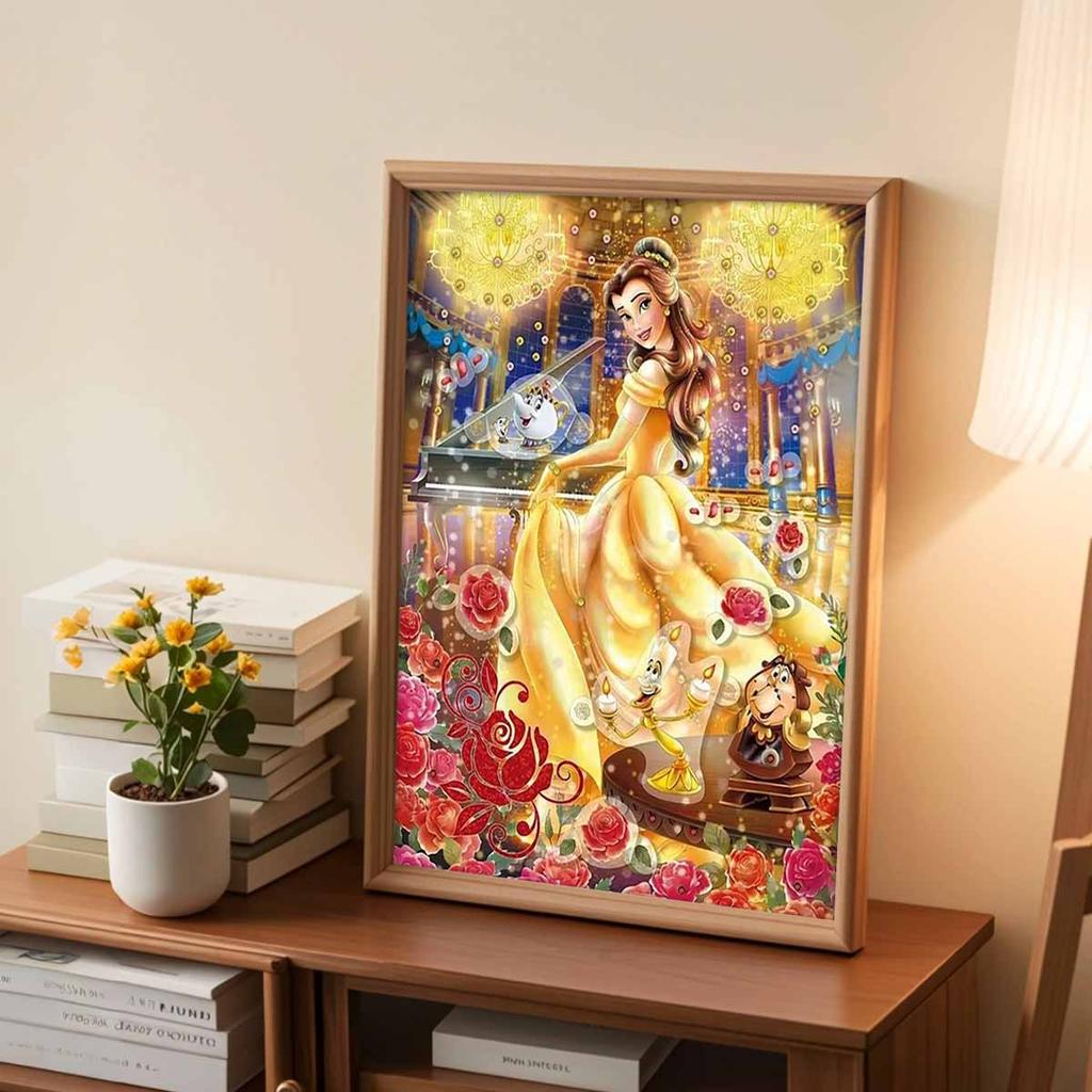 5D Diy Diamond Painting Beautiful Princess Full Drill Rhinestones Mosaic Embroidery Handmade Products Home Decor Gift