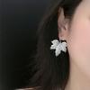 Серьги «Кленовый лист» для женщин, Преувеличенная атмосфера и блестящие украшения, Модные, элегантные и популярные