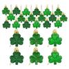 24PCS St. Patrick's Day  Ornaments,Green Hanging Baubles Ornament Decor,Pendant Decoration For St. Patrick's Day Party Gif