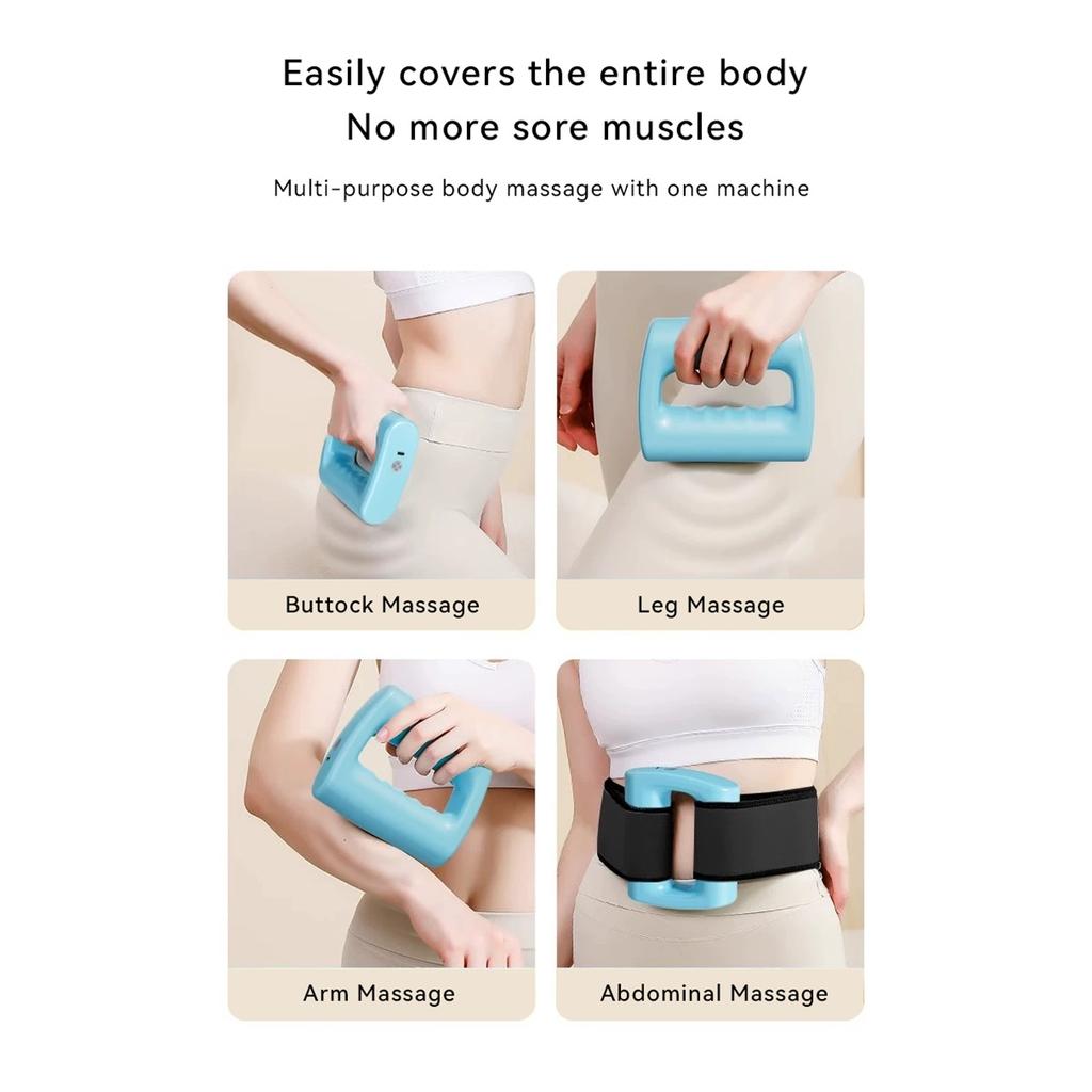 Электрический фасциальный массажер, Вибрирующее и расслабляющее мышечное массажное кольцо, Снимает усталость, Способствует похудению и сжиганию жира