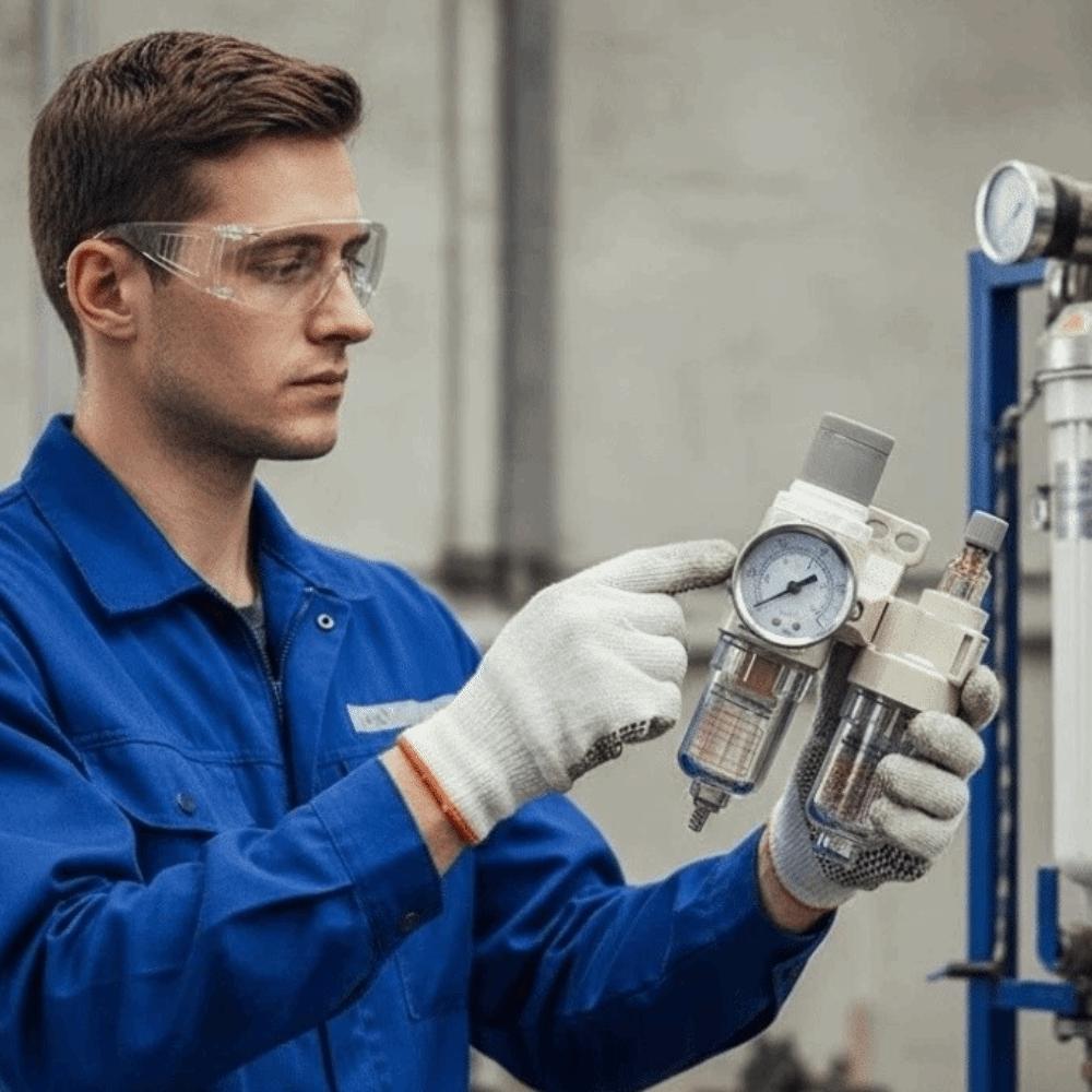 Pressure Regulator AFC2000 Pneumatic Filter Oil Water Separation Regulator Oil Water Two-piece Air Filter Plastic