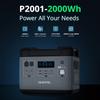 Dropshipping Solar Outdoor Emergency Power Supply Portable Energy Storage 2000W Mobile Lifepo4 Generator Portable Power Station