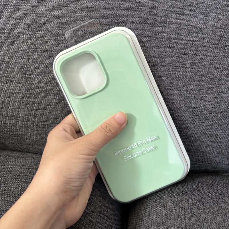 Чехол Apple Original 16 Pro max для Apple 15 14 13 12 Pro max из мягкого силикона с защитой от скольжения и грязи