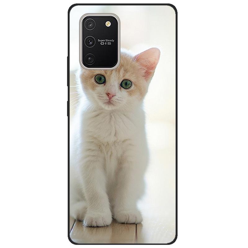 Чехол для Samsung Galaxy S10 Lite G770F Силиконовый Черный Мягкая Задняя Крышка для Samsung S10 Lite Чехол 2020 TPU S10Lite Чехол S 10 Lite