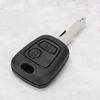2 Buttons Key Shell Car Key Case Cover Replacement Accessory Fit for Peugeot 206 306 307