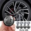 4pcs 56mm Car Aluminum Logo Wheel Center Hub Cap Badge Sticker Accessories For MG 7 6 5 ZS MG4 EV ONE Cyberster HS MG3 EZS GS 3SW
