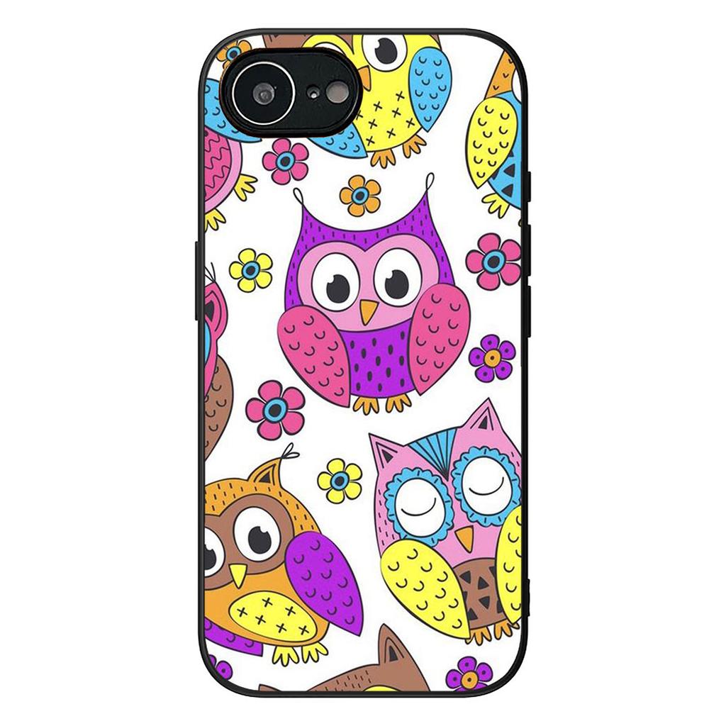 Мультяшная сова Птица Обои Чехол для телефона для Samsung Galaxy A06 A05 A14 A50 A51 A52 A12 A13 A23 A70 A07 A25 A26 A72 A56 Чехол