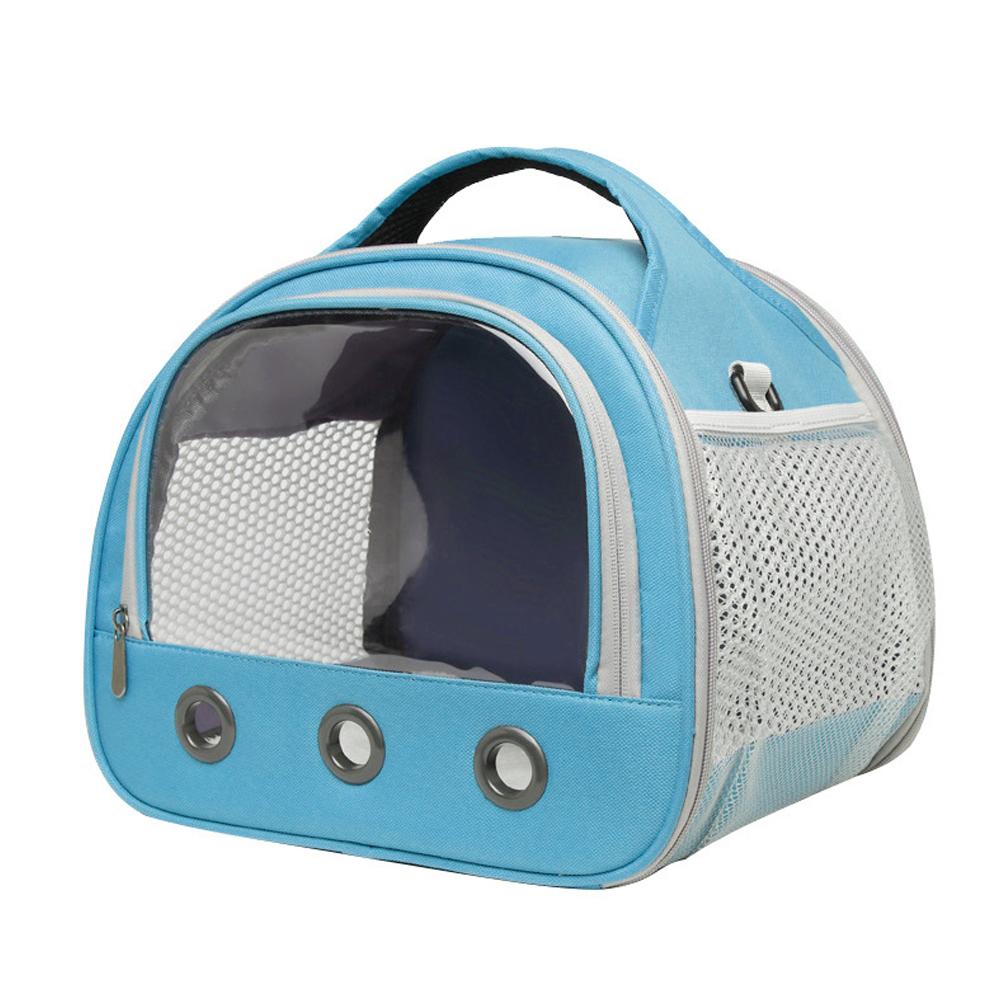 Портативная сумка-переноска для мелких животных, дышащая морская свинка, сумка для переноски кроликов на плечевом ремне с прозрачным окном