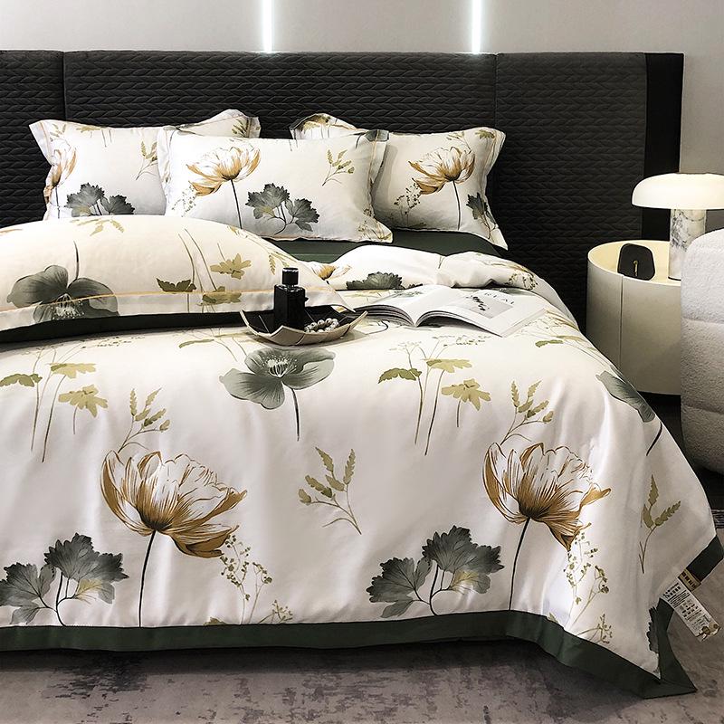 Летний комплект одеяла из тенселя: 25 дизайнов - Легкий шелк, Стирающийся, Идеально подходит для кроватей в студенческих общежитиях