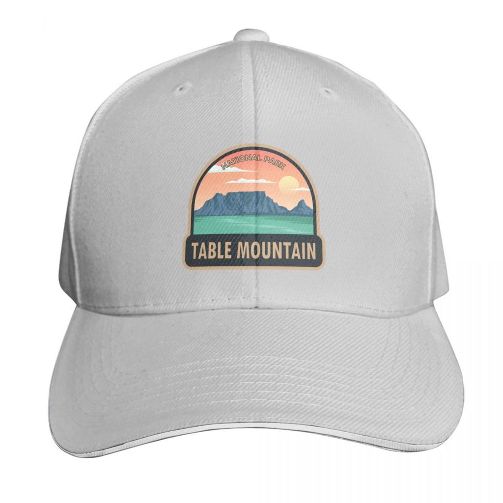 Table Mountain National Park South Africa Baseball Cap Summer Beach Travel Streetwear Hip Hop Trendy Vintage Retro Embroidered