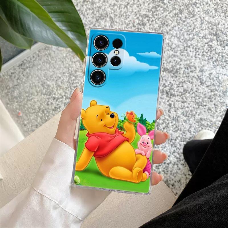 Винни-Пух Тигра Иа-Иа Пятачок Природа Прозрачный Чехол Для Samsung Galaxy S26 S25 Ultra S24 S22 S26 Plus S20 S23 S21 FE Чехол
