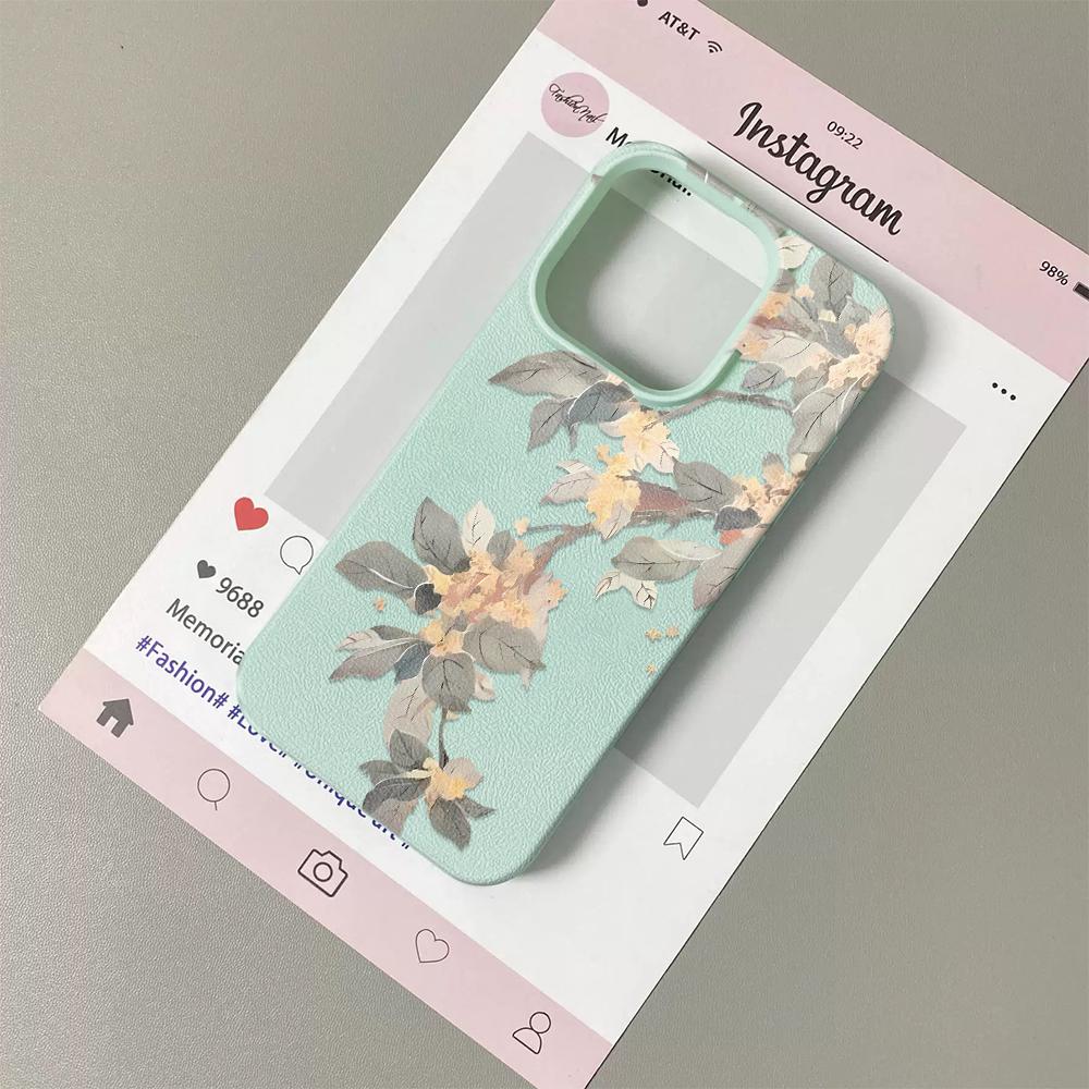 Милый цветочный чехол для телефона IPhone 17 Air 11 16 13 Pro 15 14 12 Pro Max Чехол 16E 15 Plus Эстетичный Защитный Мягкий Чехол