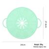 Silicone Anti-Overflow Lid for Cooking Porridge - Anti-Splash, Anti-Boil, Kitchen Pot Lid