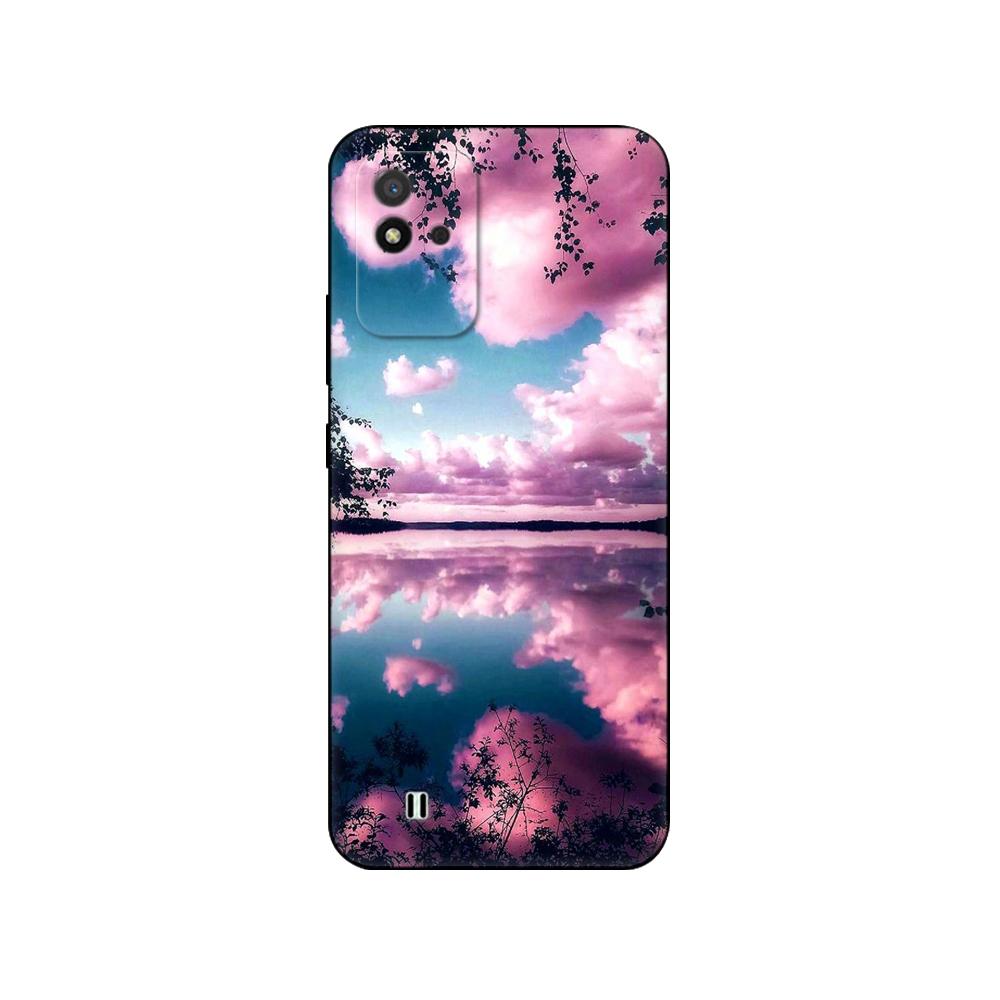 Для Realme Narzo 50i чехол 6,5 дюймов силиконовая задняя крышка для OPPO Realme Narzo50i 50 i мягкий чехол RMX3235 чехол для телефона черный чехол из ТПУ