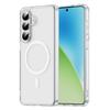 Роскошный Прозрачный Магнитный Чехол Для Magsafe Для Samsung Galaxy S26 Edge S25 FE S24 Ultra Plus A16 A17 A36 A56 A37 A57 5G Обложка
