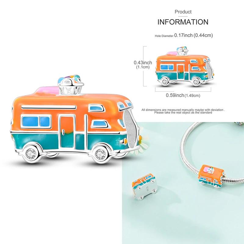 Шармы из стерлингового серебра Подсолнух Путешествие Воздушный шар Глаза дьявола Стрекоза Бабочка Шарм Подходят Оригинальные Подходят Женские Ювелирные Шармы