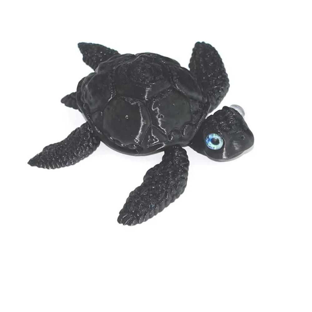 3D Printed Turtle Multi Joint Movable Ornament Versatile Shapes Creative Home Office Desktop Ornament 2025 New Year Gift Crafts