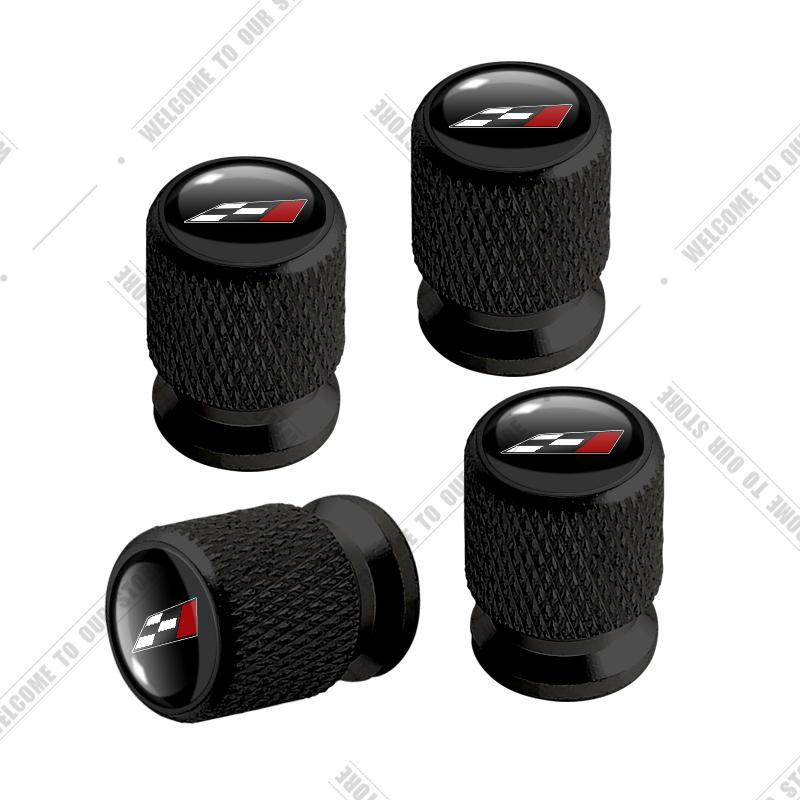 Car CNC Aluminum Race Flag Emblem For Seat Leon Ateca Ibiza Toledo Cordoba Born Cupra 4pcs Tire Valve Air Port Stem Cover Caps