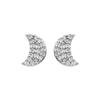 Luxenter Boucles D'oreilles En Argent 925 Et Zirconium Brillant Plaqué Finition En Rhodié - Duver