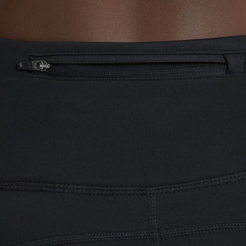 Nike Женские леггинсы для бега Dry Fit Fast Crop S Cz9239 010 S2206