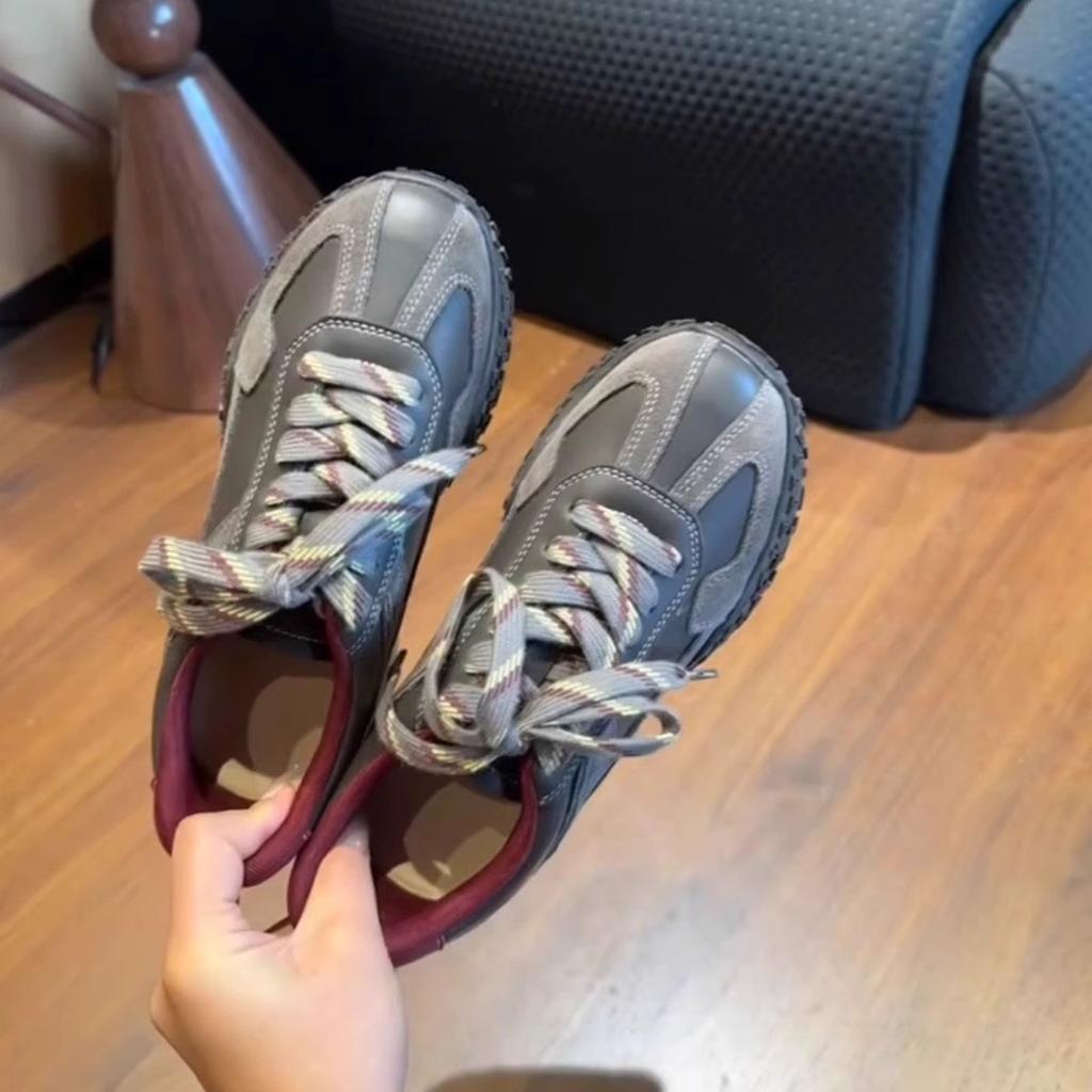 Maillard Small Inner Height Increase German Training Shoes Women's Spring 2025 New Forrest Gump Shoes Sports Dad Shoes Trend