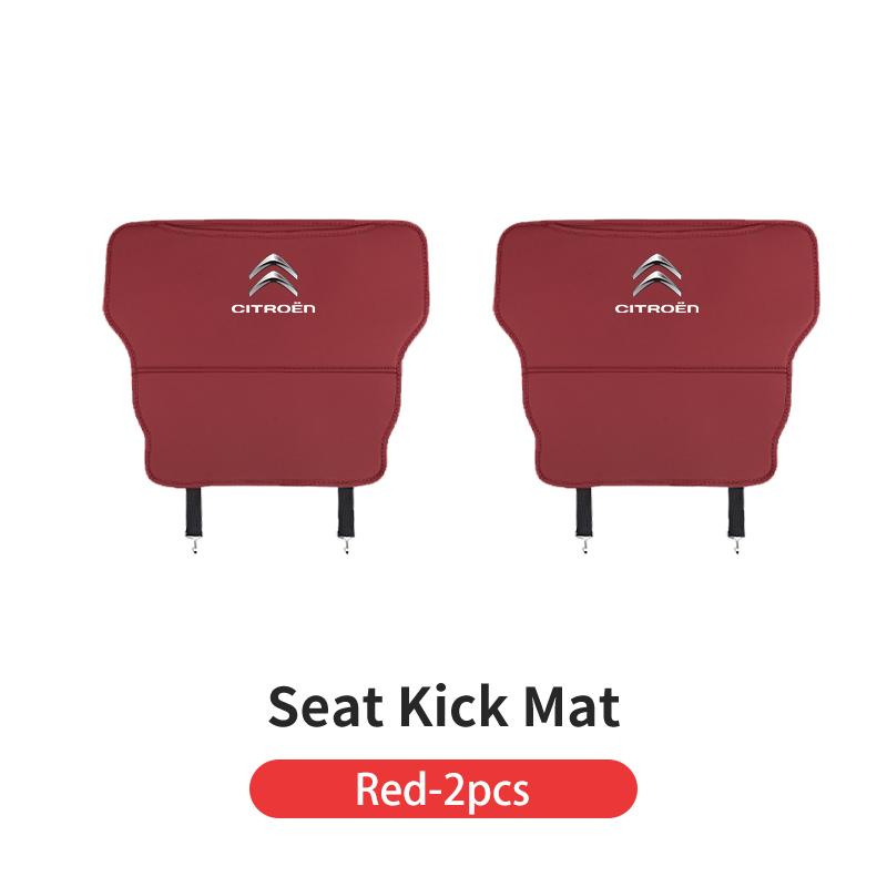 Car Seat Back Anti-Kick Pad Semi-Cover For Citroen C4 C3 C5 C1 C3 Berlingo Celysee Cactus Picasso Aircross Saxo Grand