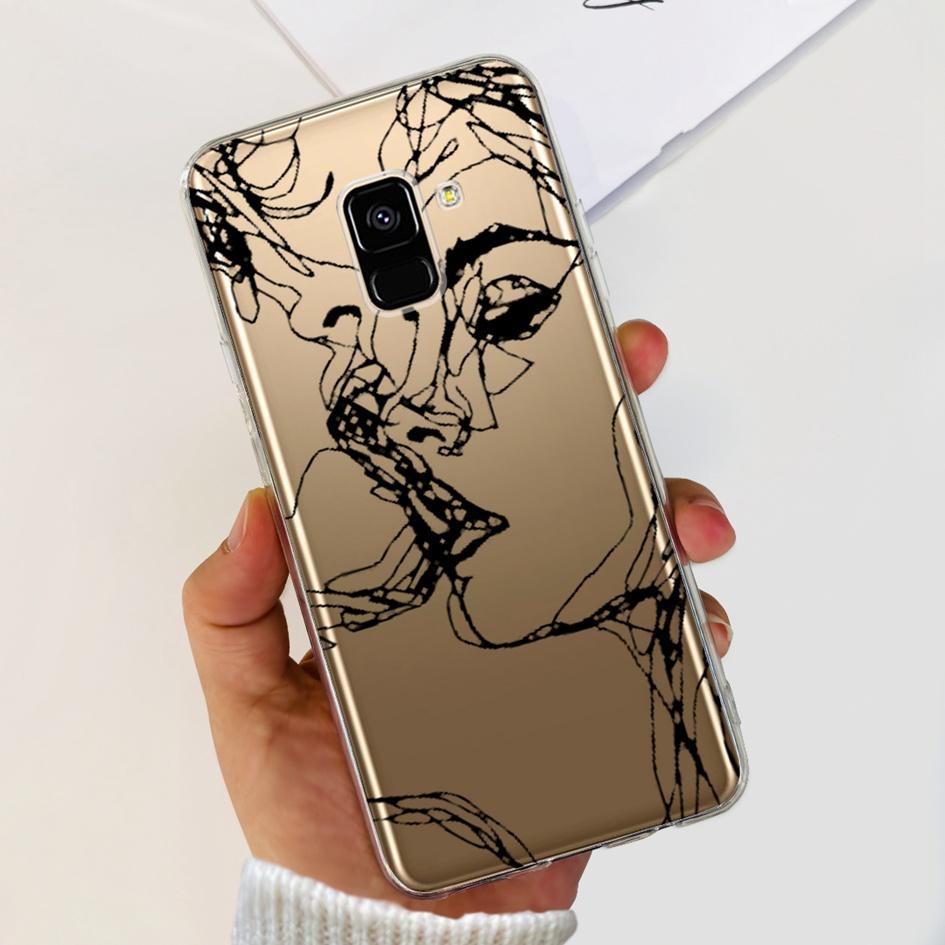 Чехол для Samsung Galaxy A8 2018 / A8 Plus 2018 A530F A730F Силиконовый чехол Популярный цветок одуванчика Мягкий TPU Чехол-защита для телефона