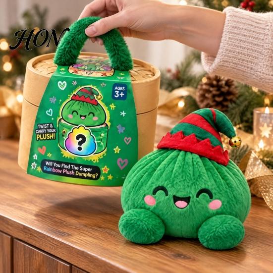 Soft Stuffed Food Pillows Giant Dumpling Plush Pillow, Cute Steamed Bun Toy, Shaped Animals Decompression Fidget Cushion for Stress Relief And