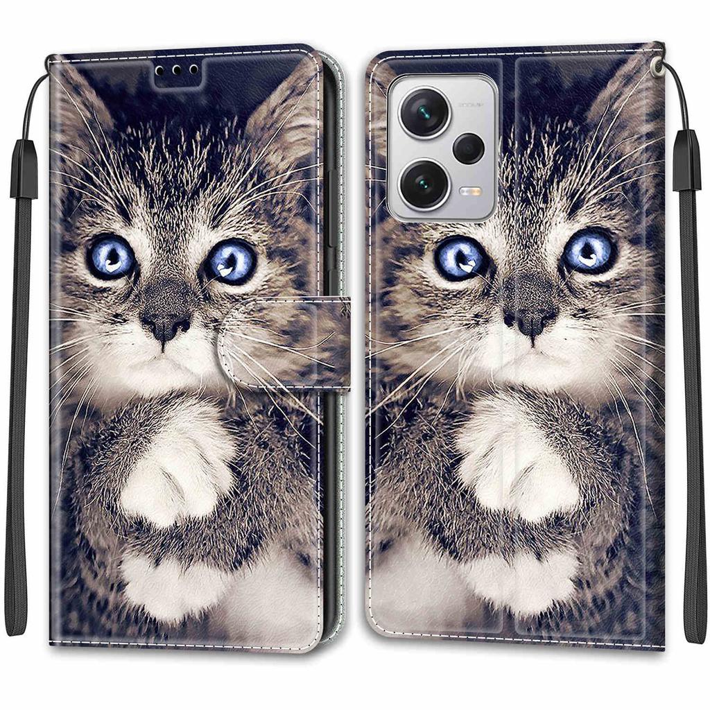 Роскошный окрашенный кожаный чехол для Redmi Note12 Note11 Note10 Note9 Note8T Защитный чехол-книжка для Redmi 10C K40S 9A 9C 10A 6A 7A Redmi10