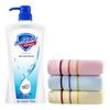 Гель для душа Safeguard Healthy Clean 720 г с полотенцем из чистого хлопка Jieliya