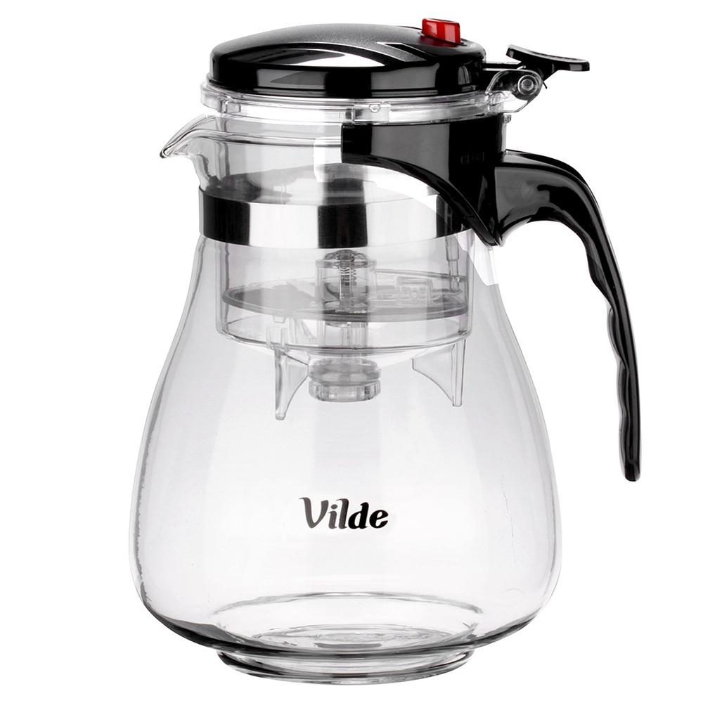 Glass jug with trigger tea infuser 1.65 l