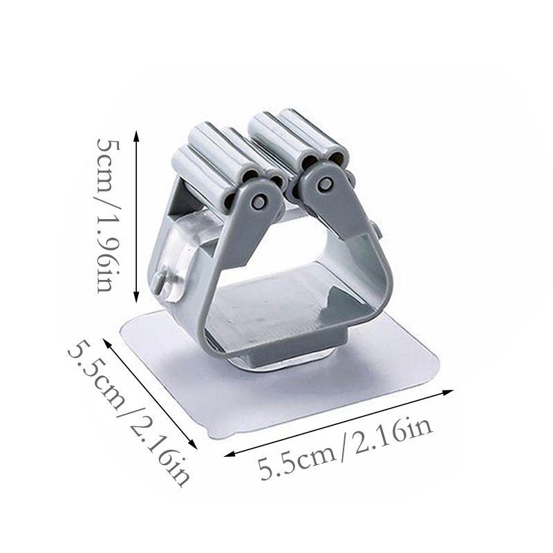 1/3 шт. Зажим для швабры Настенное хранение Органайзер для швабры Держатель Вешалка Стеллаж для хранения Бесшовный зажим для швабры Крючок Бытовые настенные вешалки