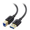 Кабель USB 3.0 Cable Matters 3 м Кабель USB 3.0 A B Черный USB Тип A Папа Тип B Папа
