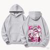 Худи с принтами One Piece Осень Зима Мужские Манга Винтажные Оверсайз Унисекс Уличная одежда Модные Спортивные С принтами Y2k Короткий рукав Классические
