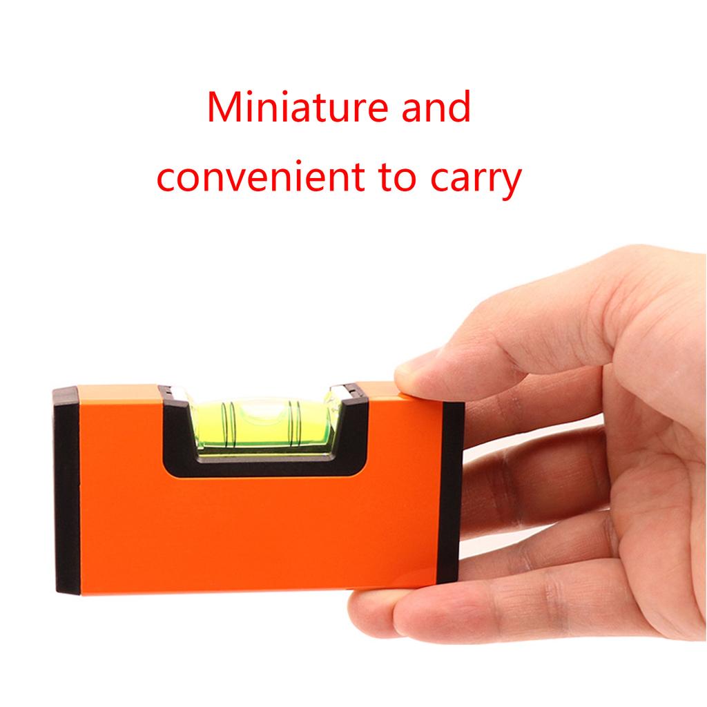 Модернизированный мини-пузырьковый спиртовой уровень квадратный инструмент для подвешивания картин - уровень отметки измерительный инструмент из алюминиевого сплава для деревообработки