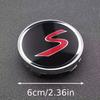 4 шт. 60 мм Колпачки ступицы колеса в стиле автомобиля для Mini Cooper S JCW One R55 R56