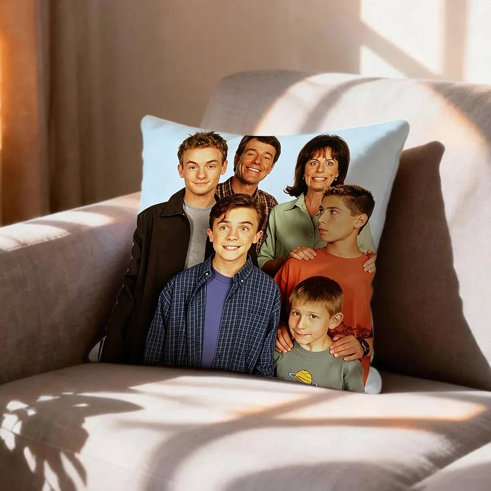 FUUNY Drama MMalcolm in the MMiddle   Pillow Case Pattern Printed Pillowcase For Living Room Sofa Cushion Cover