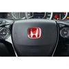 ZMJ4  Car Steering Wheel Emblem H-Sticker For Honda Civic Accord City CRV Jade Fit Odyssey Hybrid Red Black Blue Interior Modification