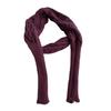 Sleeved Shawl Scarf Solid Color Hollow Twist Women Bohemian Style Wrap Braided Cable Scarf Winter Wear
