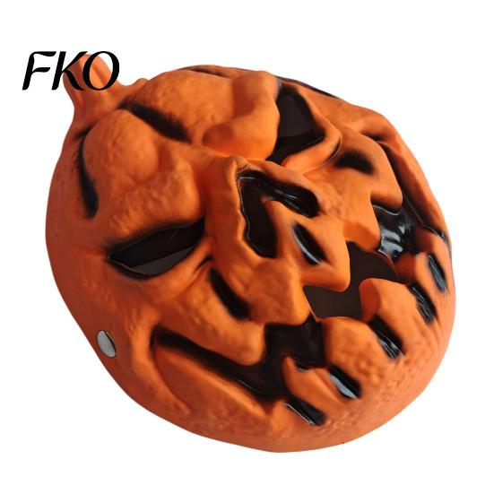 Easy Breathing Cosplay Mask Halloween Pumpkin Mask, 3D Spooky Jack O Lantern for Party, Lightweight Non Stuffy Breathable Scary Face Adults