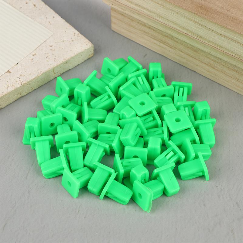 50Pcs Square Auto Fasteners Auto Bumper Clips For Car Bumpers Push Engine Cover Fender Car Door Trim Panel Clips