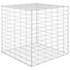 Кубический габионный приподнятый бордюр Стальная проволока 60 x 60 x 60 см